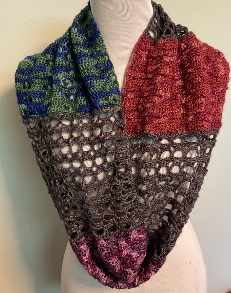Triple Charm cowl