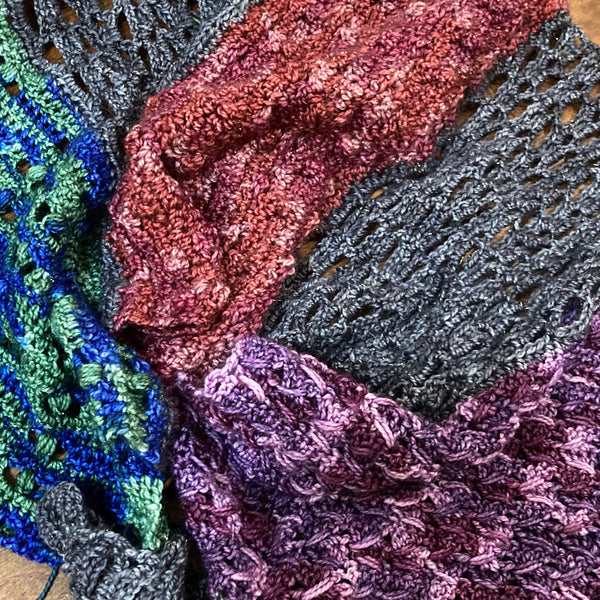 Triple Charm cowl