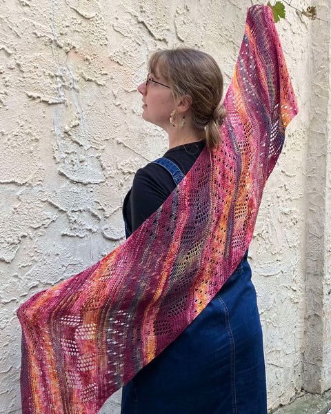 The Power of Laughter Wrap - Knit Pattern