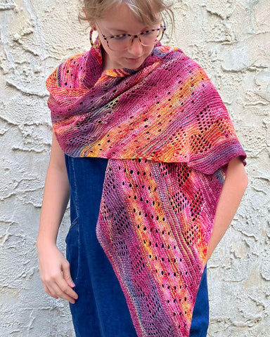 The Power of Laughter Wrap - Knit Pattern